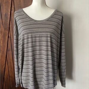 Athleta Cloudlight Stratus Women's XL Stretch Soft Athleisure Striped Comfort